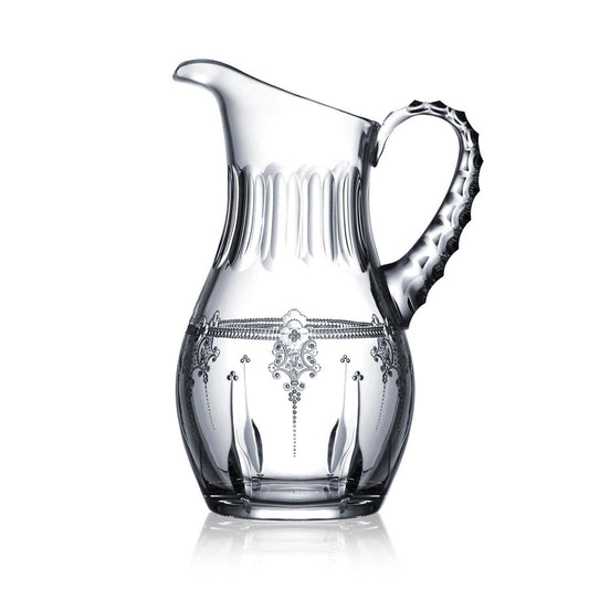 Lisbon Clear Water Pitcher 1.0 Liter by Varga Crystal