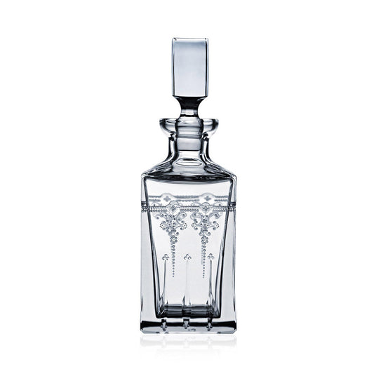 Lisbon Clear Whiskey Decanter 0,75 Liter by Varga Crystal