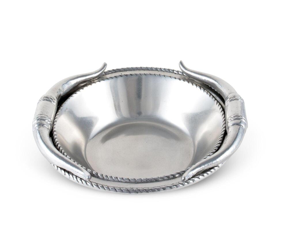 Longhorn 6" Bowl by Arthur Court Designs 5