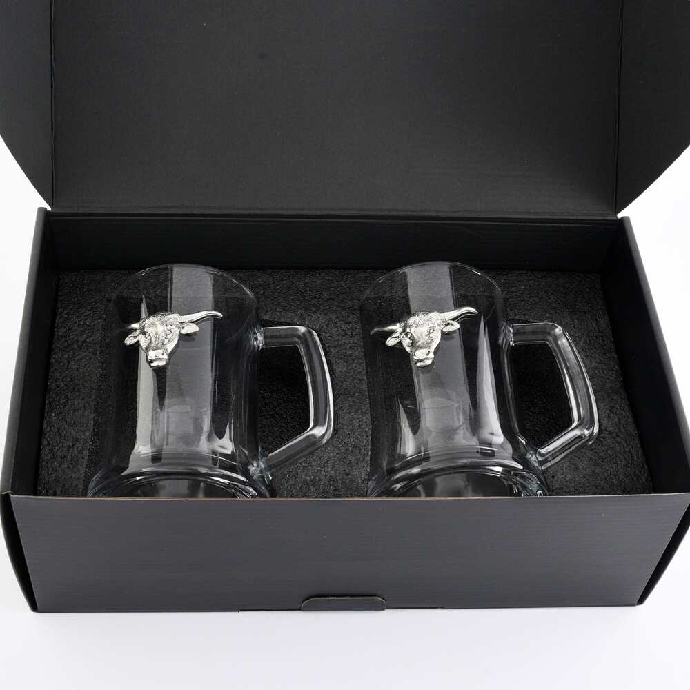 Longhorn Beer Mugs - Set of 2 by Arthur Court Designs 2