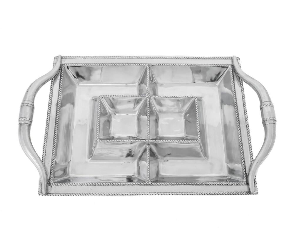 Longhorn Entertainment Tray by Arthur Court Designs 1