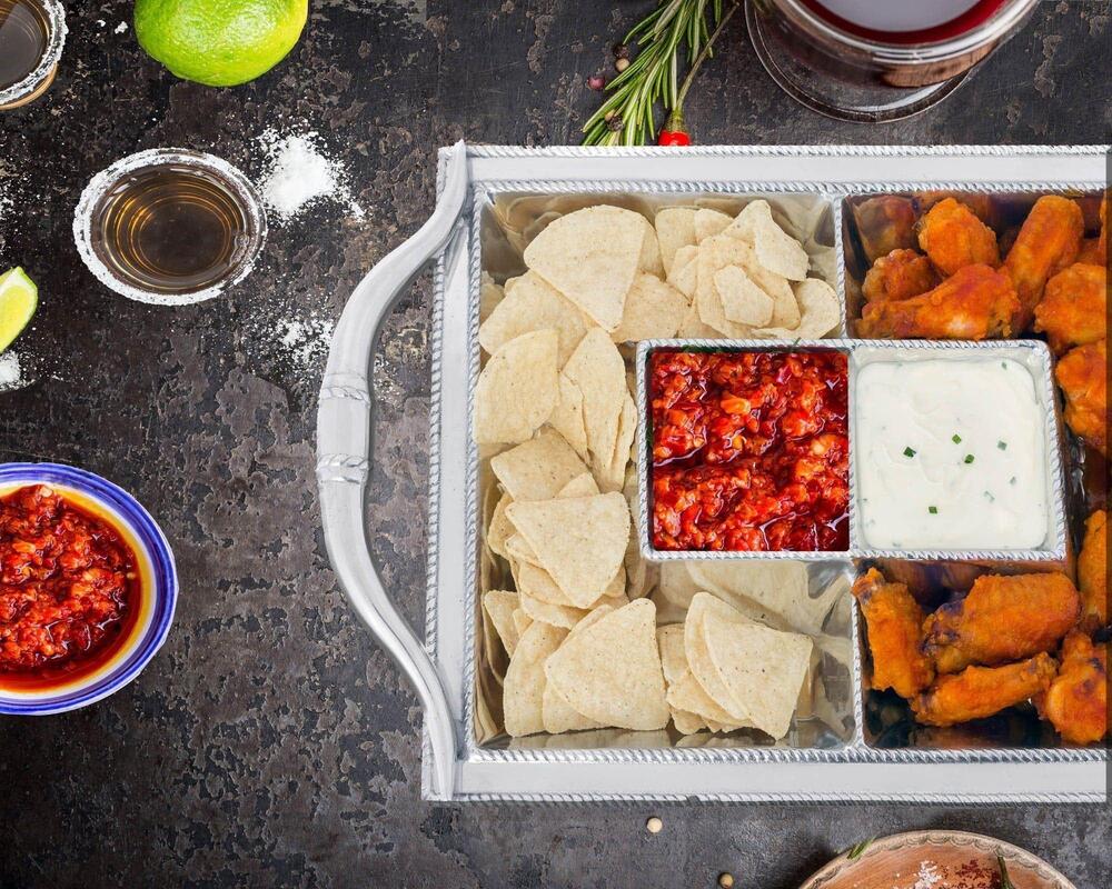Longhorn Entertainment Tray by Arthur Court Designs 2