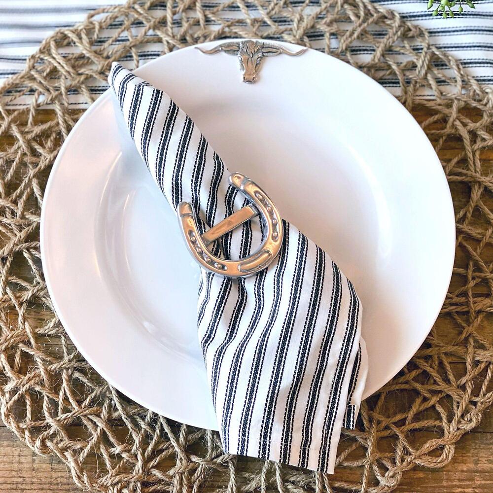 Longhorn Melamine Lunch Plates - Set of 4 by Arthur Court Designs 1