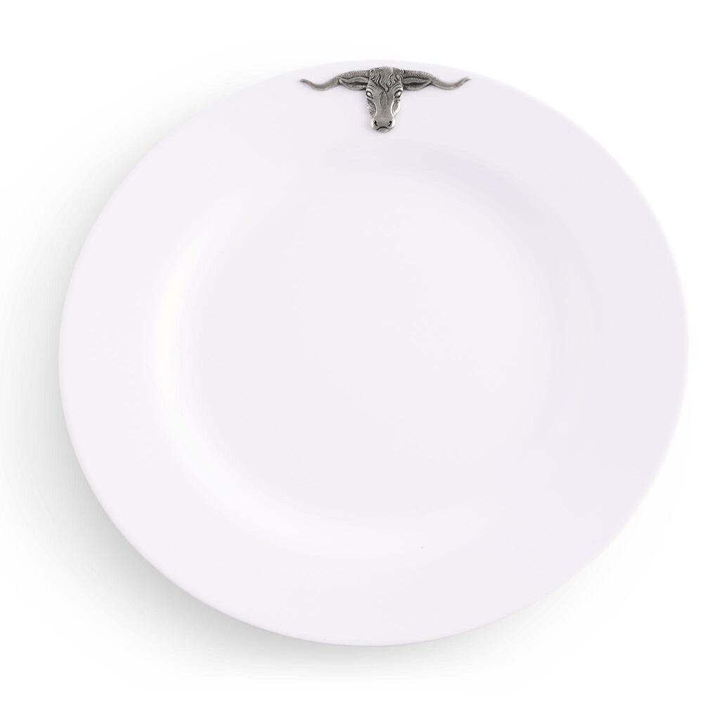 Longhorn Melamine Lunch Plates - Set of 4 by Arthur Court Designs 2