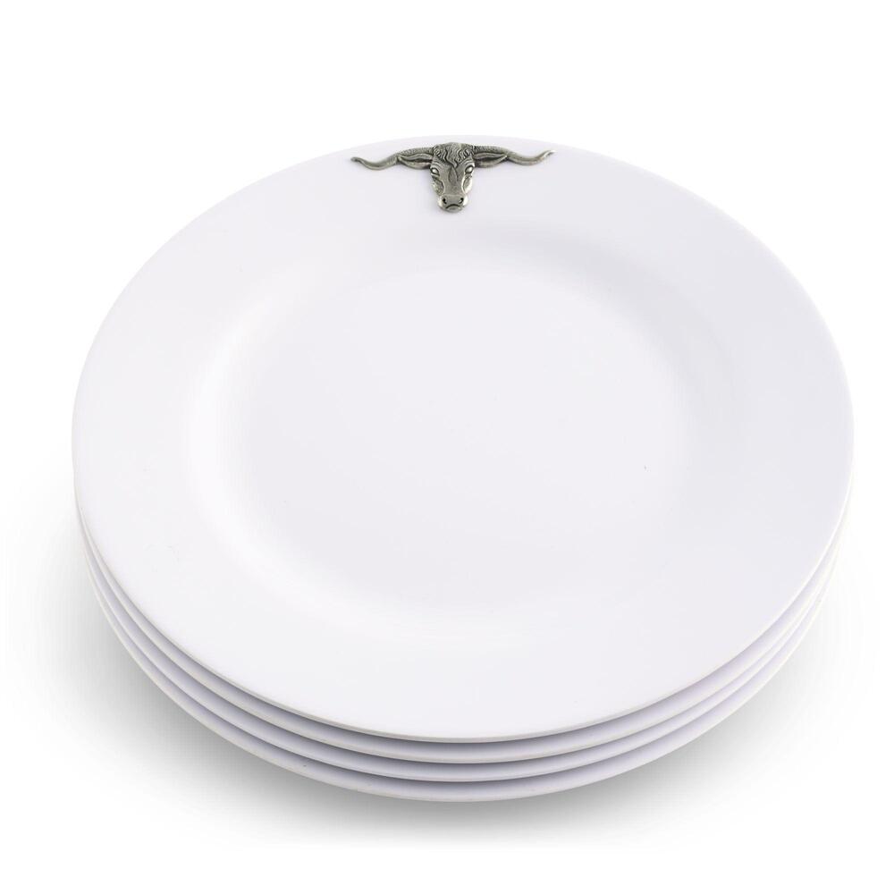 Longhorn Melamine Lunch Plates - Set of 4 by Arthur Court Designs 3
