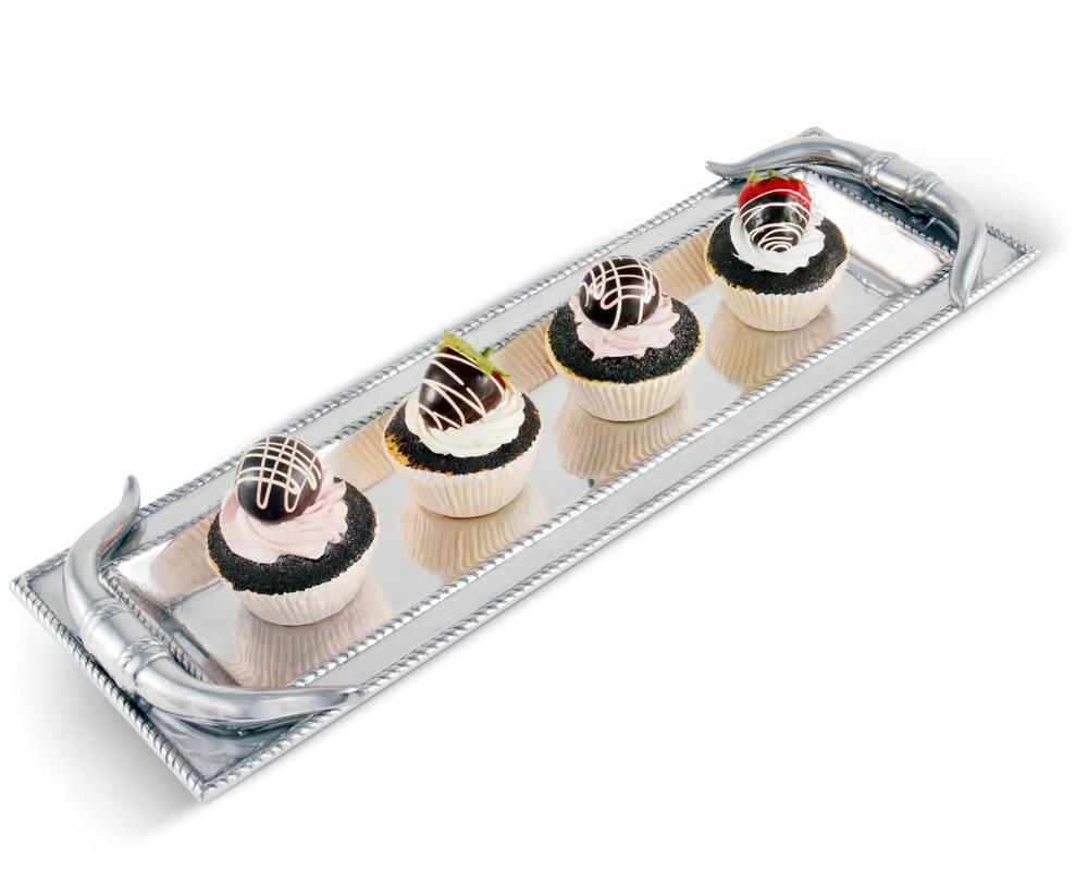 Longhorn Oblong Tray by Arthur Court Designs 1