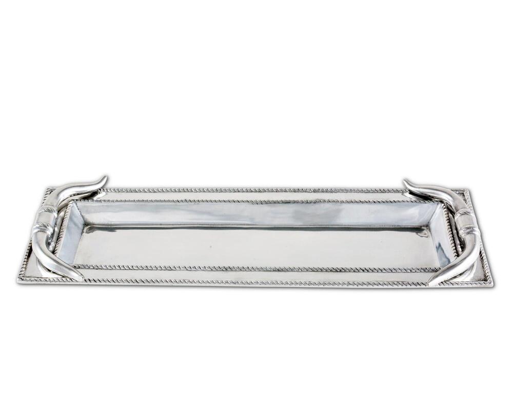 Longhorn Oblong Tray by Arthur Court Designs 3