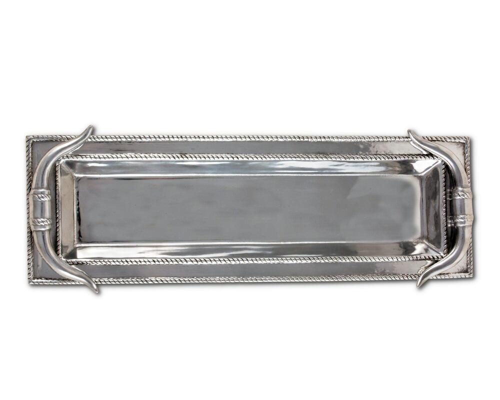 Longhorn Oblong Tray by Arthur Court Designs 5