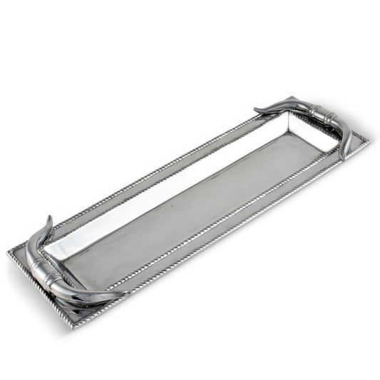 Longhorn Oblong Tray by Arthur Court Designs