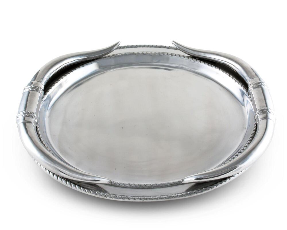 Longhorn Oval Platter by Arthur Court Designs 3