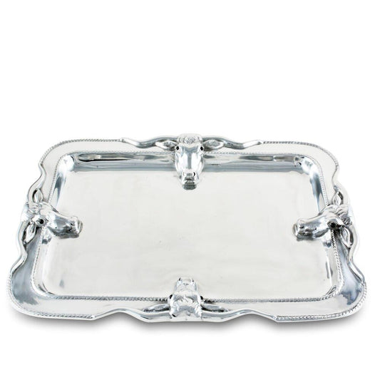Longhorn Platter Large by Arthur Court Designs
