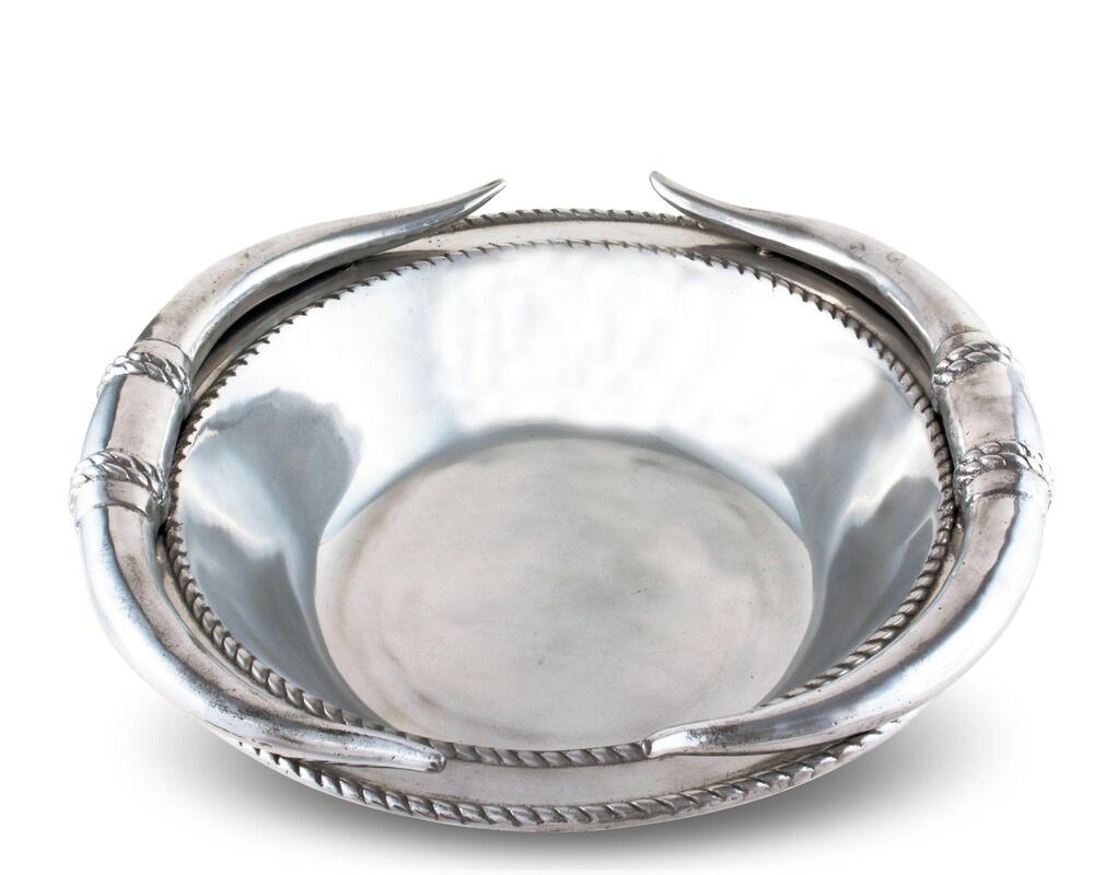 Longhorn Salad Bowl 12" by Arthur Court Designs 2
