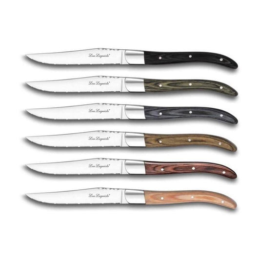 Lou Laguiole - Louis Steak Knives (Set Of 6) by Couzon