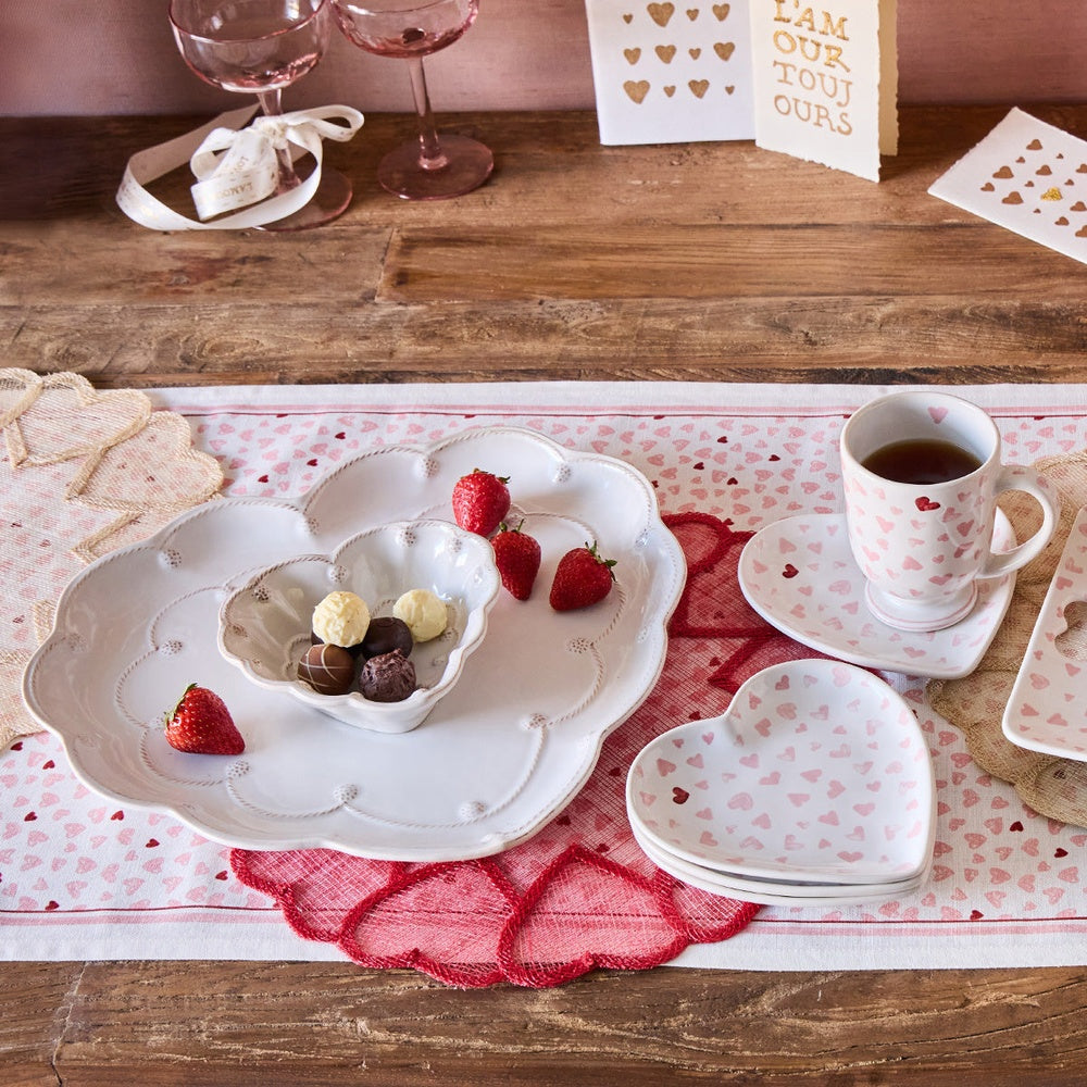 Love You More 7" Heart Tray - Pink by Juliska 4