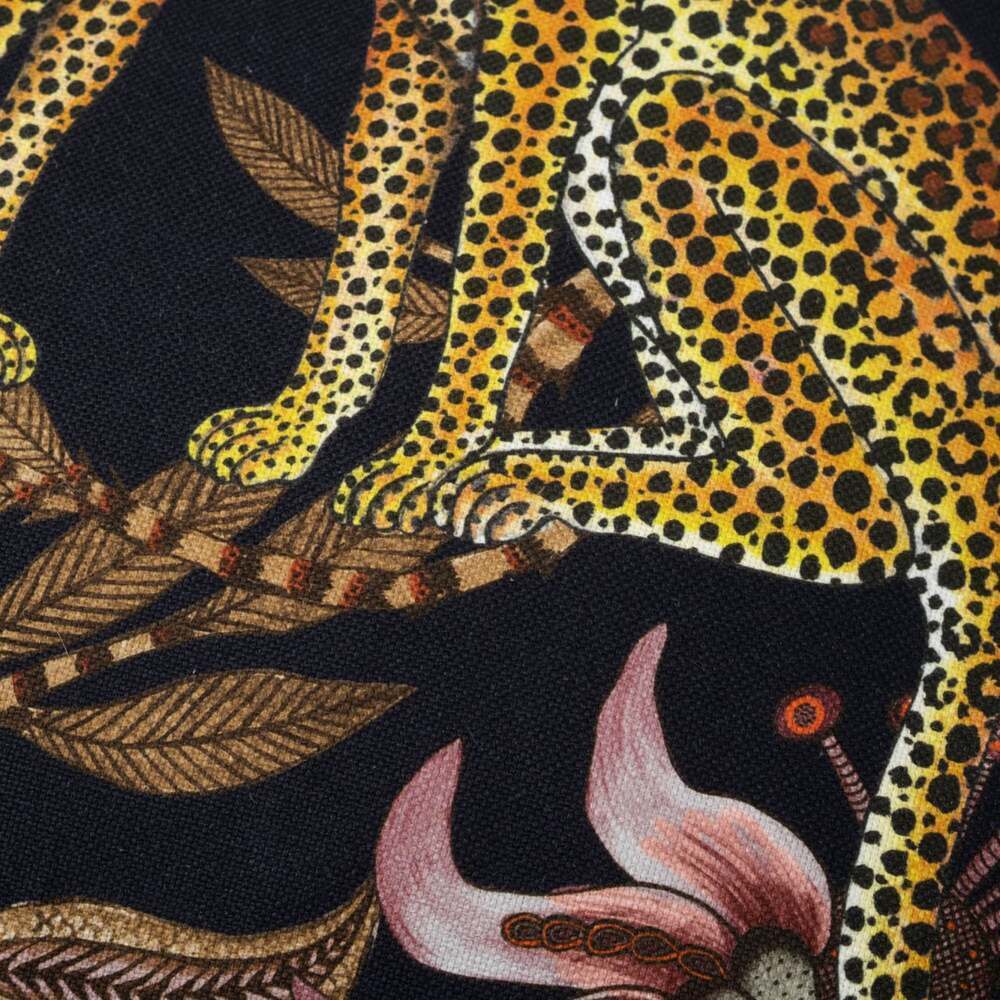 Lovebird Leopards Pillow Cotton by Ngala Trading Company Additional Image - 6