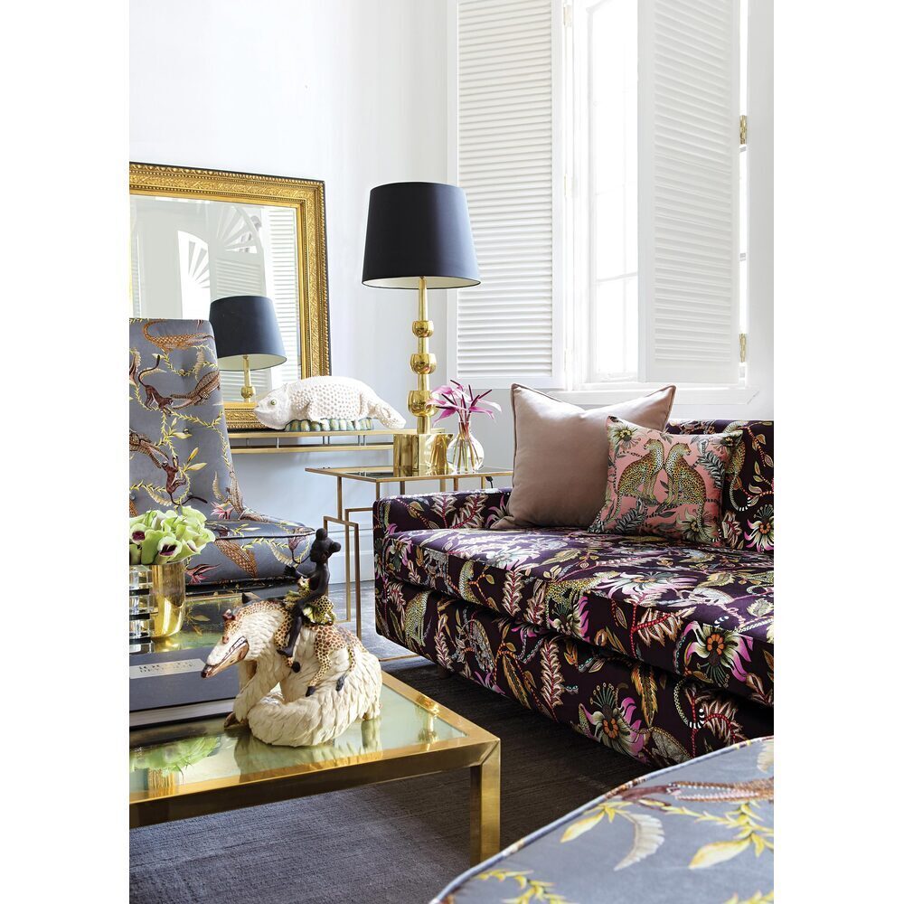 Lovebird Leopards Pillow Silk by Ngala Trading Company Additional Image - 6