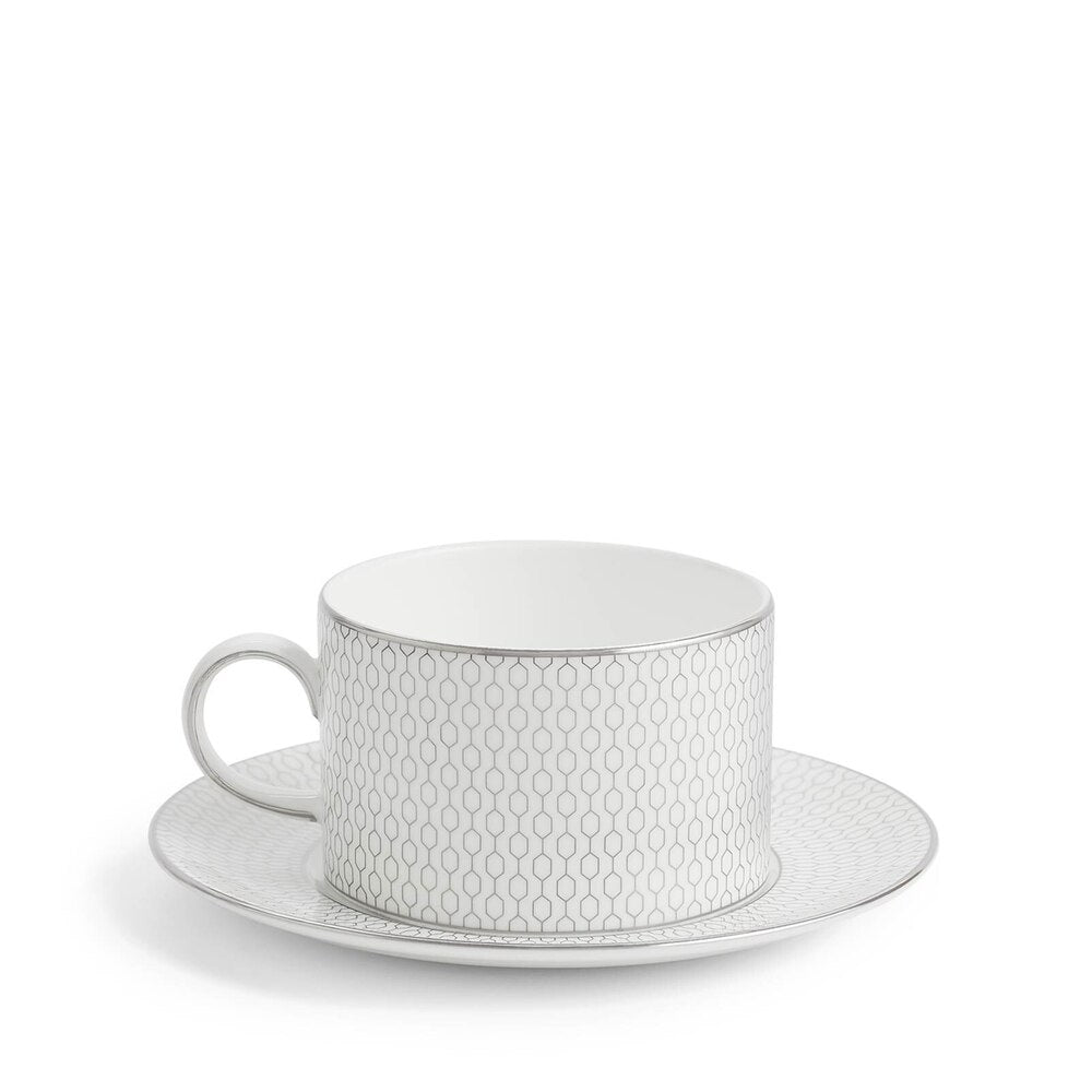 Luxurious Gio Teacup And Saucer by Wedgwood Additional Image - 8