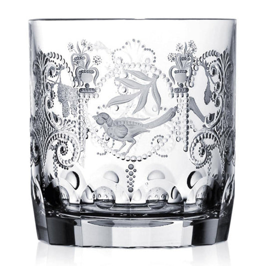 Madeira Clear Double Old Fashioned Glass by Varga Crystal