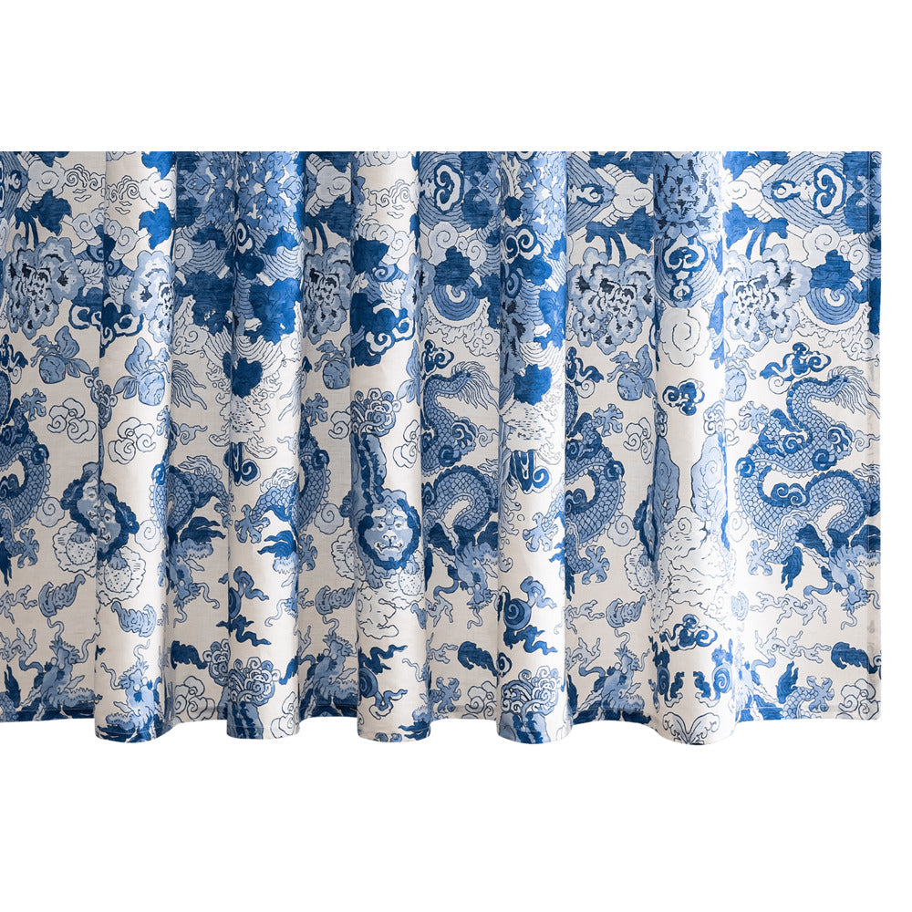Magic Mountain 72" W x 72" L Shower Curtain Porcelain Blue