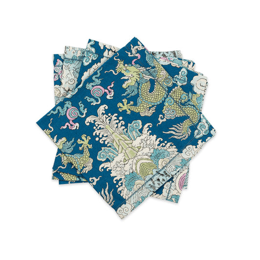 Magic Mountain Napkin set of 4 Aquarius