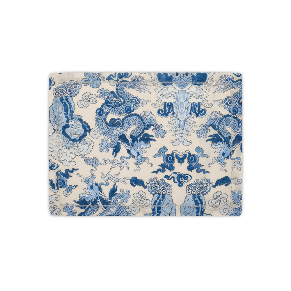 Magic Mountain Placemat set of 4 Porcelain Blue