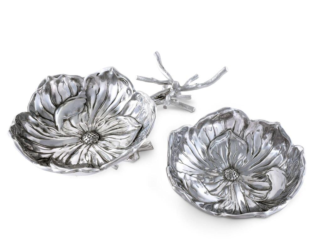 Magnolia 2-Bowl Bowl by Arthur Court Designs 2