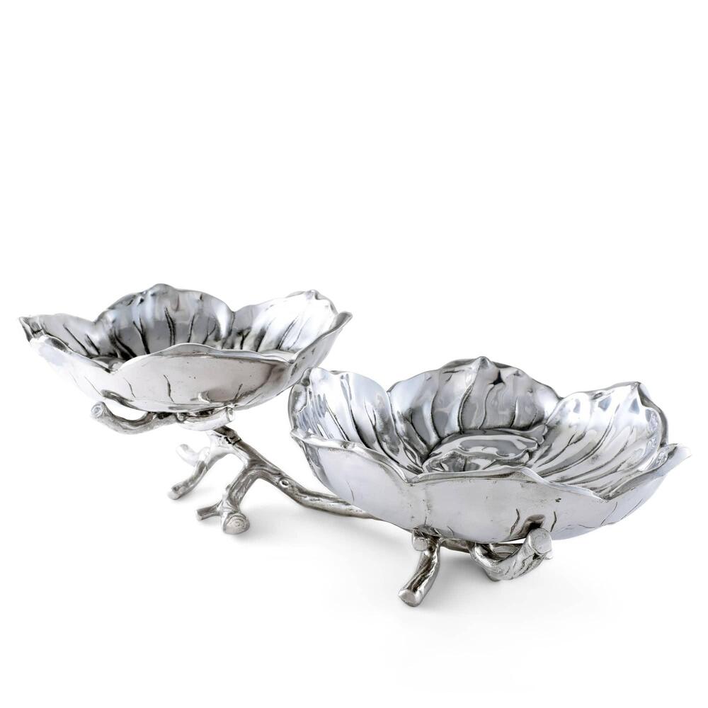 Magnolia 2-Bowl Bowl by Arthur Court Designs