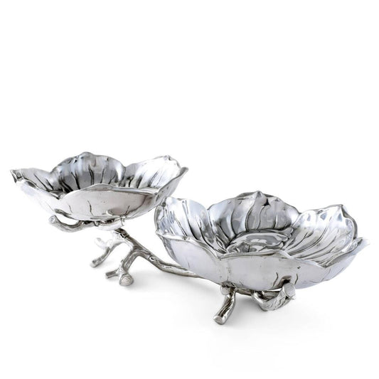 Magnolia 2-Bowl Bowl by Arthur Court Designs