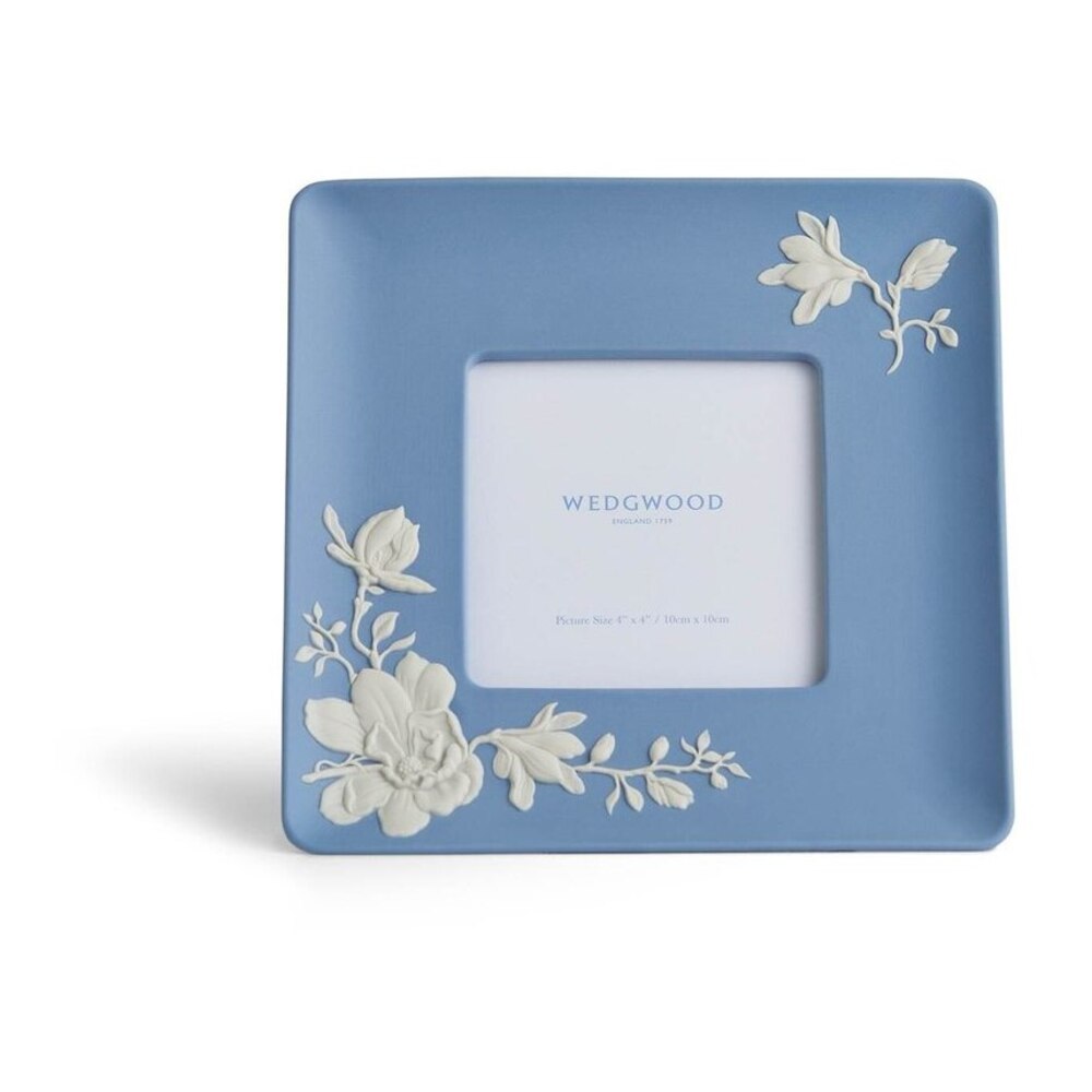 Magnolia Blossom Jasper Photo Frame (Photo: 4X4 Inch) by Wedgwood
