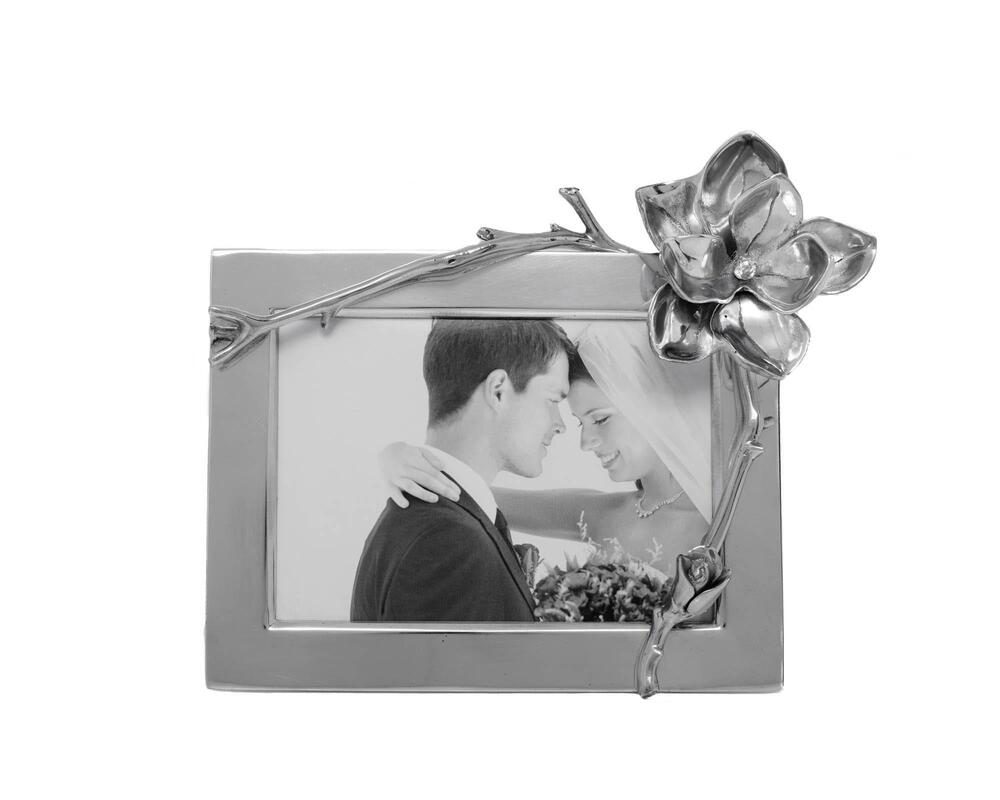 Magnolia Blossom Picture Frame - 5" x 7" by Arthur Court Designs 1