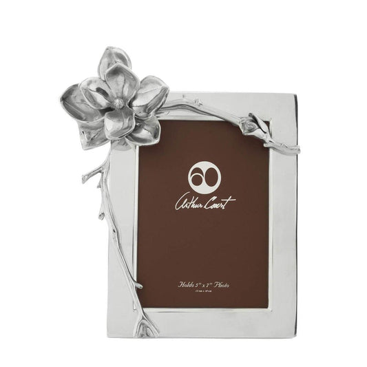 Magnolia Blossom Picture Frame - 5" x 7" by Arthur Court Designs