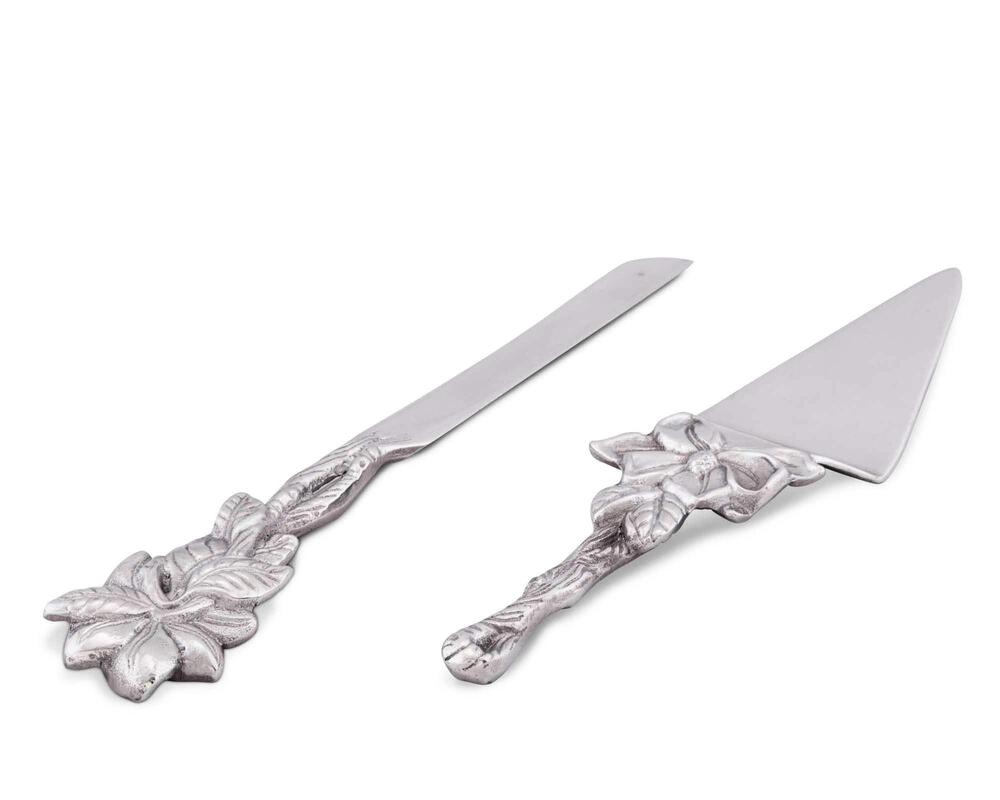 Magnolia Cake Knife and Pie Server by Arthur Court Designs 3
