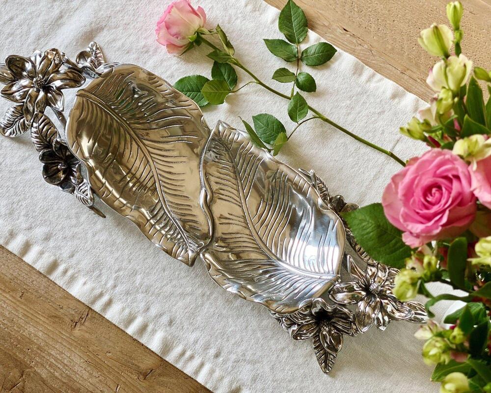 Magnolia Centerpiece Tray by Arthur Court Designs 3