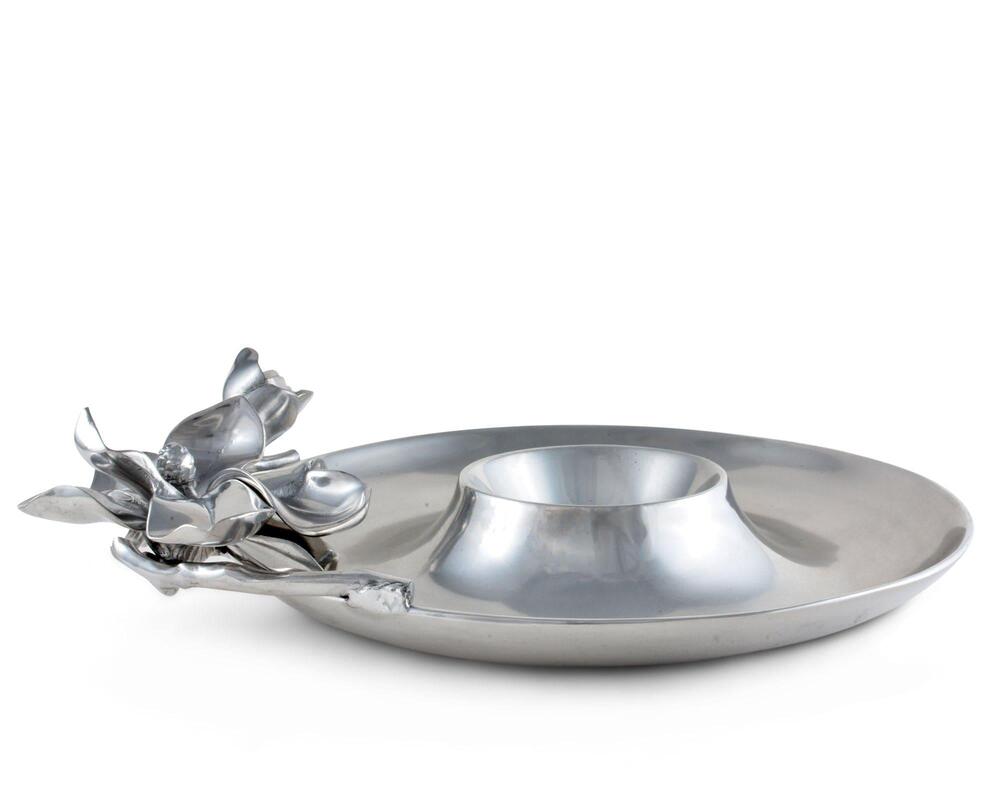 Magnolia Chip and Dip Tray by Arthur Court Designs 1