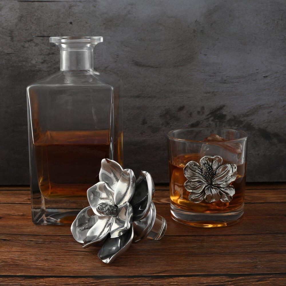 Magnolia Decanter Set with Glass by Arthur Court Designs 1