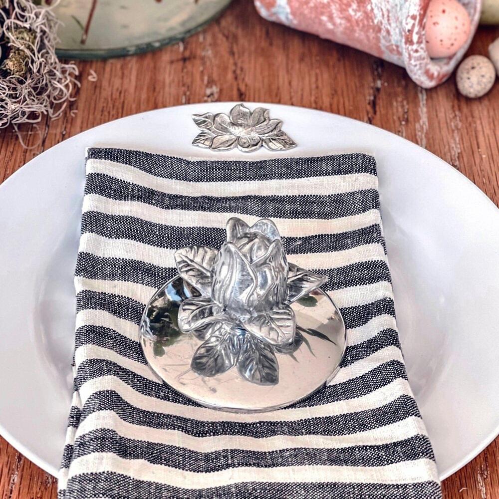 Magnolia Melamine Lunch Plates - Set of 4 by Arthur Court Designs 1