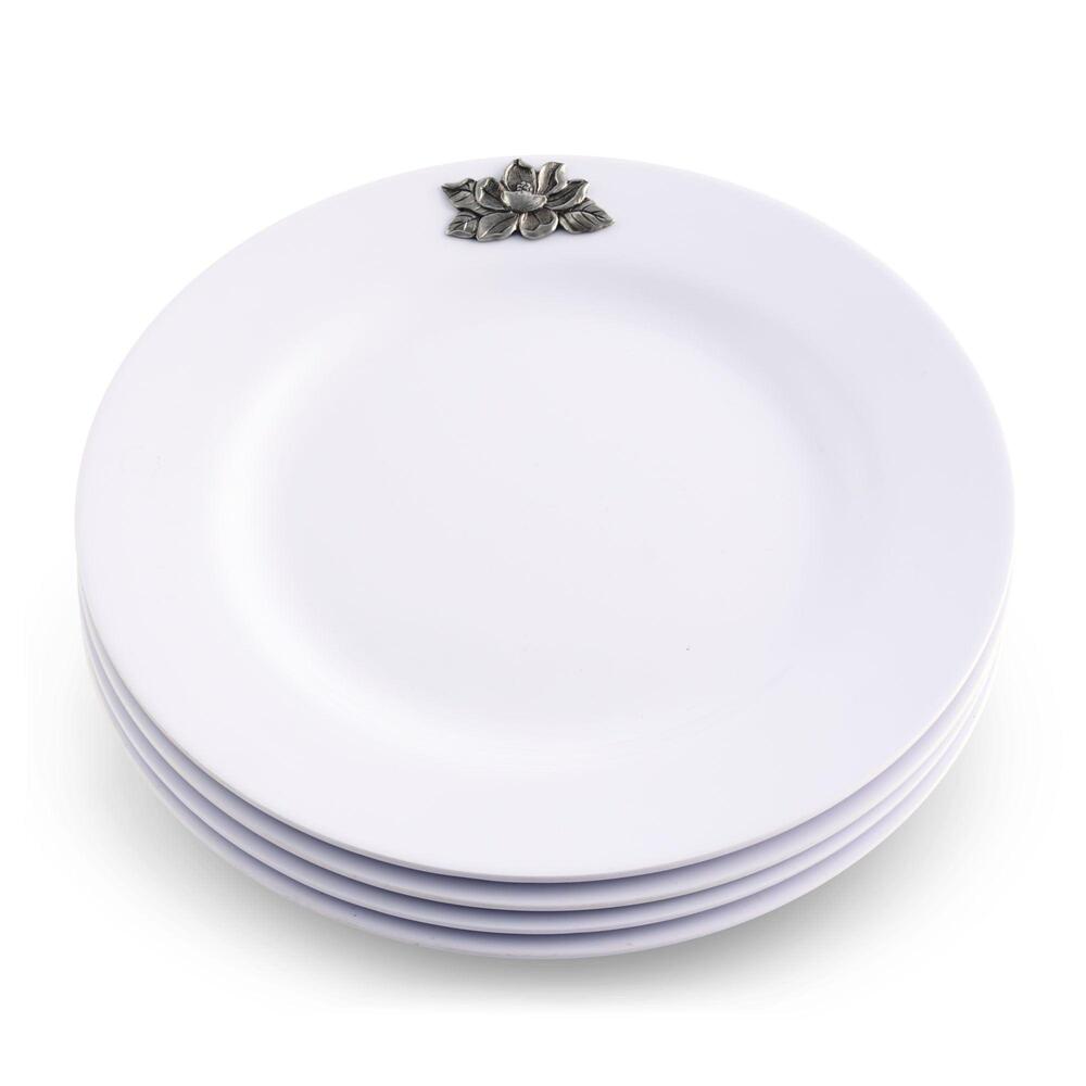 Magnolia Melamine Lunch Plates - Set of 4 by Arthur Court Designs 3