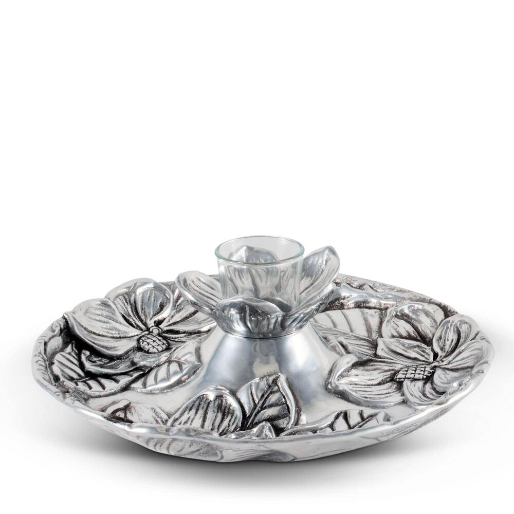 Magnolia Tidbit Tray by Arthur Court Designs