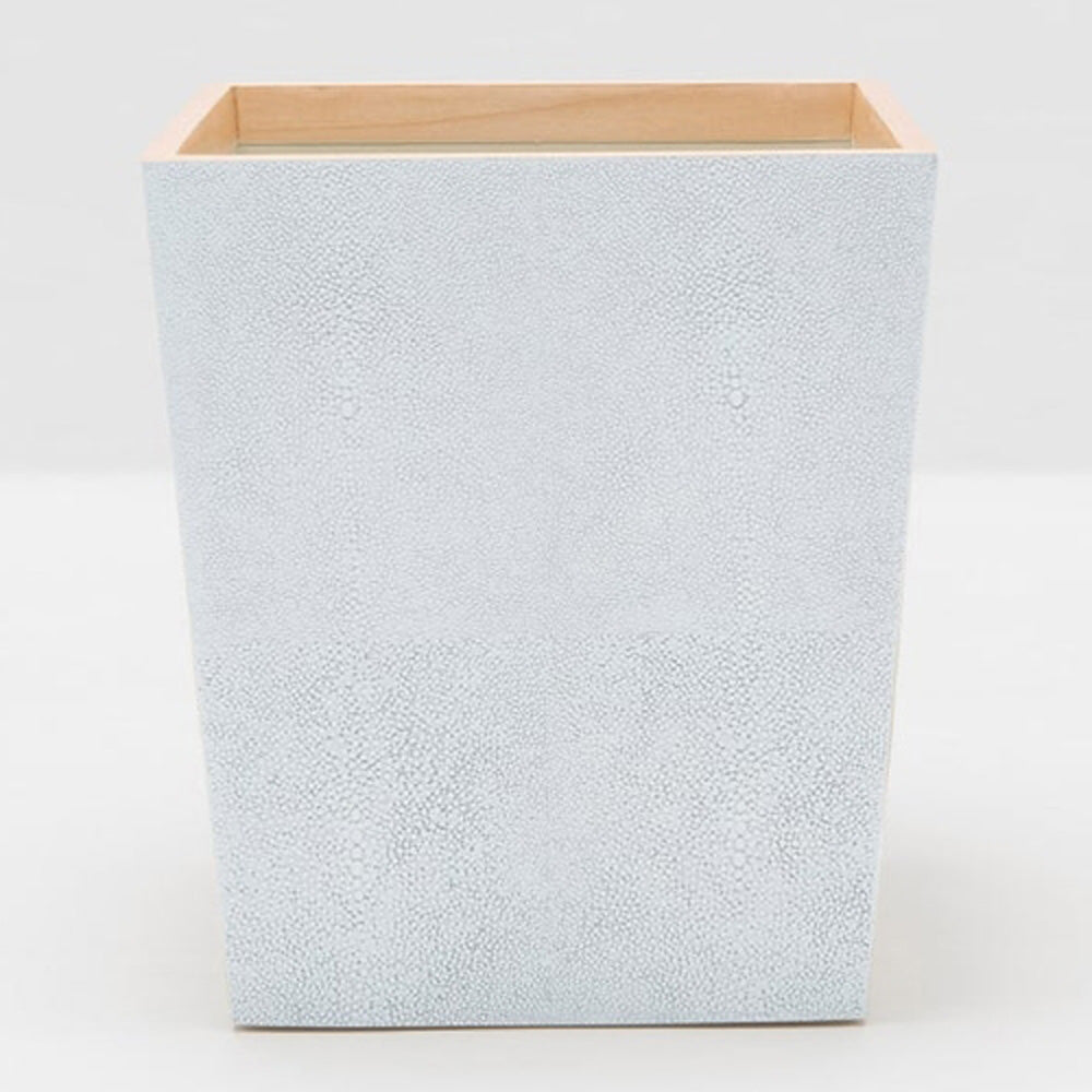 Manchester Sq Wastebasket in White by Pigeon and Poodle