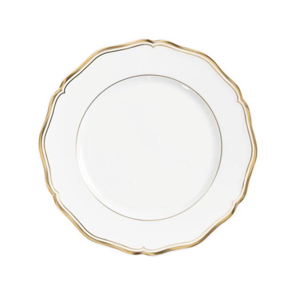 Mazurka Gold Dessert Plate by Raynaud