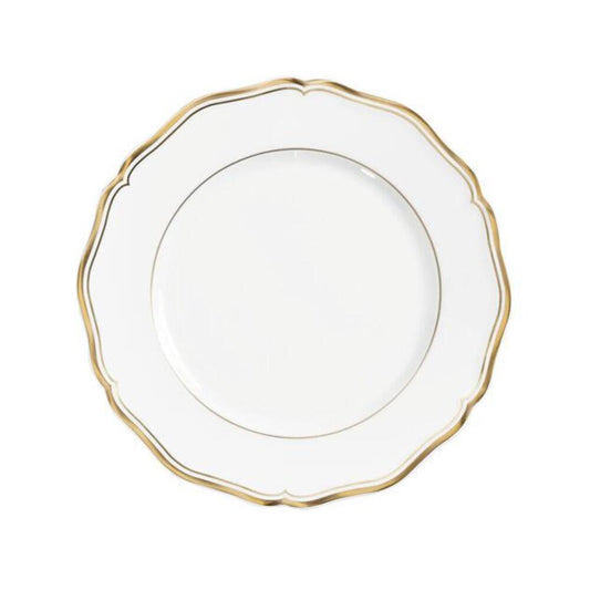 Mazurka Gold Dessert Plate by Raynaud