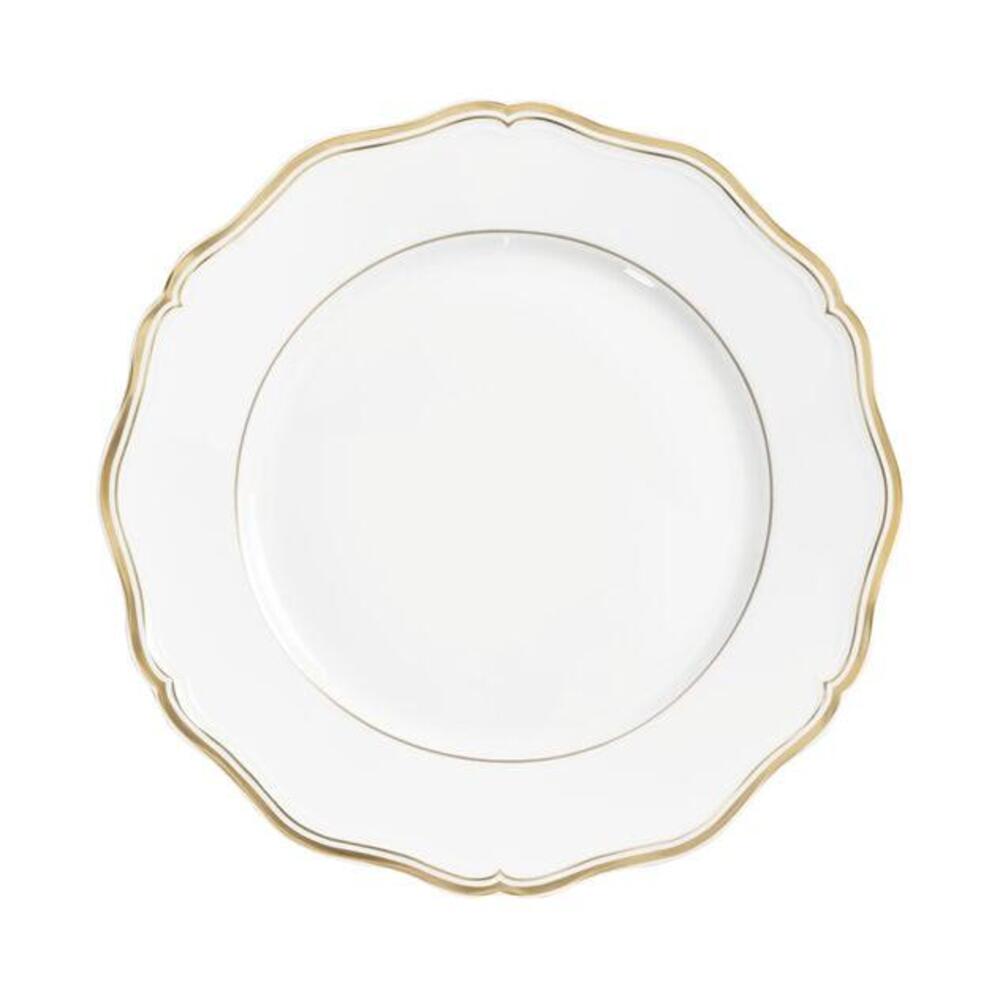 Mazurka Gold Dinner Plate by Raynaud