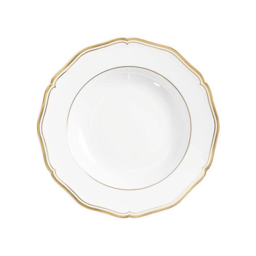 Mazurka Gold Soup Plate by Raynaud