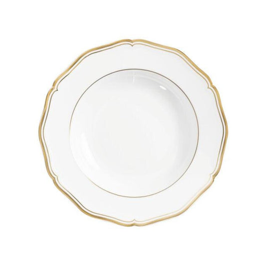 Mazurka Gold Soup Plate by Raynaud