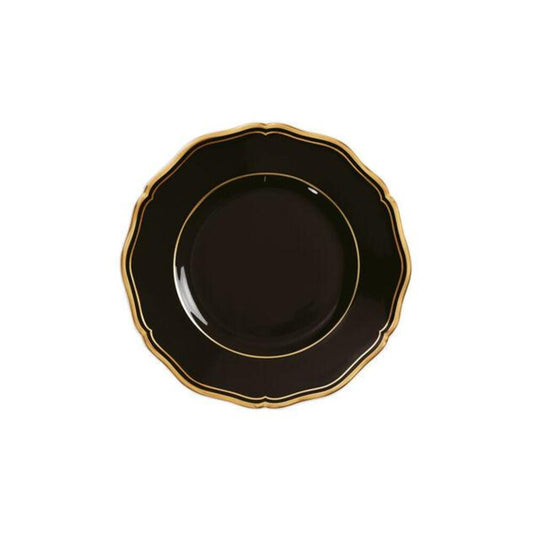 Mazurka Gold with Black Background Bread & Butter Plate by Raynaud