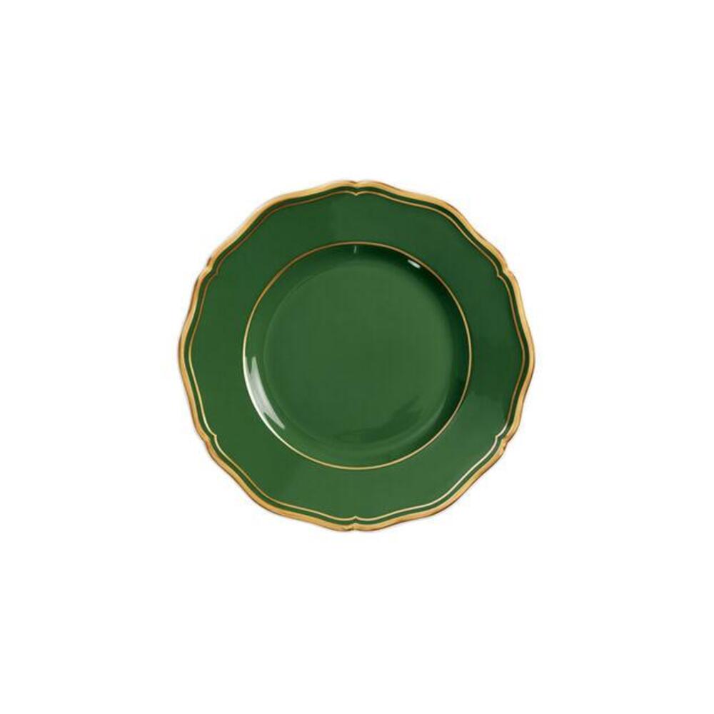 Mazurka Gold with Green Background Bread & Butter Plate by Raynaud