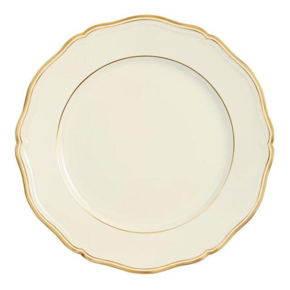 Mazurka Gold with Ivory Background Buffet Plate by Raynaud