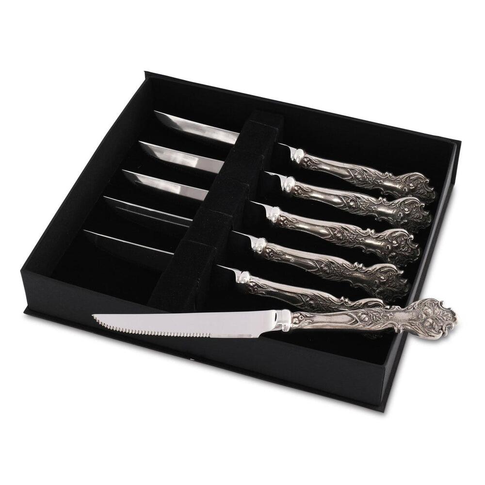 Mighty Oak Steak Knife Set by Vagabond House