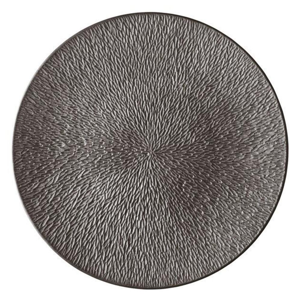 Mineral Irise Black Buffet Plate by Raynaud