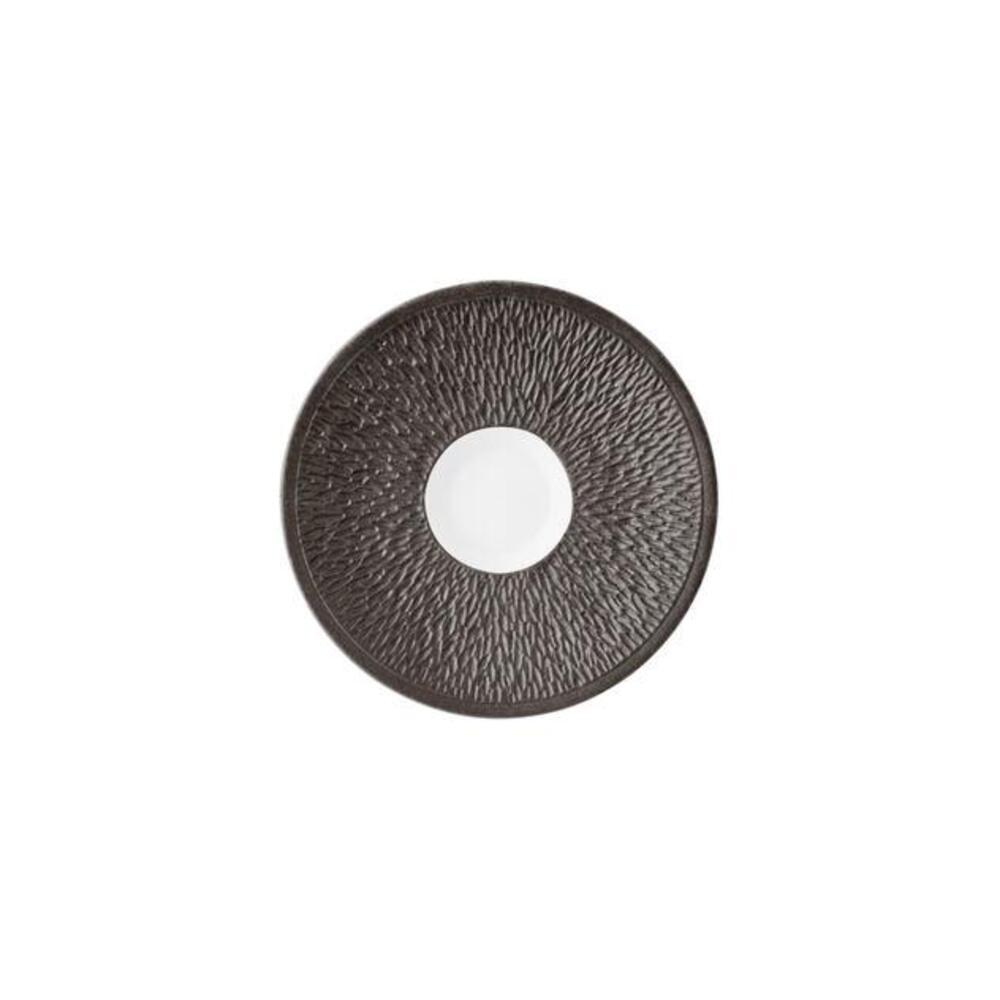 Mineral Irise Black Espresso Saucer by Raynaud